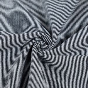 Bündchenstoff gestreift 1mm marine