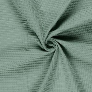 Waffelpiqué grob light mint