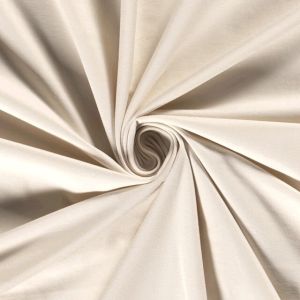 Baumwolljersey uni ivory