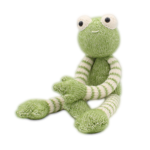 Strickset tinus frosch - diy strickpaket