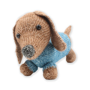 Strickset ria dackel - diy strickpaket