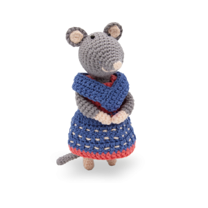 Häkelset - mutter maus - amigurumi diy kit