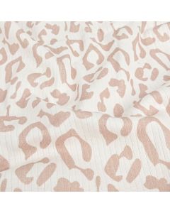 Ripp jersey leopard dunkelbeige