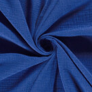 Baumwoll Musselin Uni blau