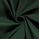 Baumwoll Musselin Uni dunkelgrün