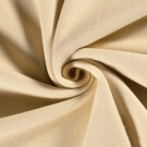 Baumwollfleece beige