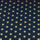 50x140 cm baumwolle christmas sterne marine/gold