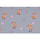 Baumwolljersey hirsch grau