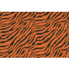 Baumwolljersey zebra rotbraun