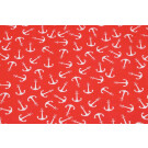 Baumwolljersey anker rot