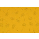 Baumwolljersey gefärbt, pusteblume ocker