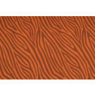 100x150 cm Baumwolljersey gefärbt, Zebra rotbraun