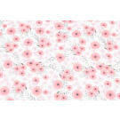 Baumwolljersey digitaldruck blumen lachs