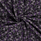 Jersey stoff discharge bedruckt streifen violett
