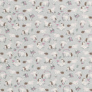 50x150cm Baumwolljersey Hasen und Igel mint