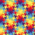 Sweat digitaldruck hahnentritt multicolor
