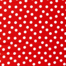 Burlington Polyester kleine Punkte rot/weiß