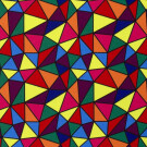 Burlington Polyester Mosaik multicolor/schwarz