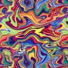 Burlington Polyester Digitaldruck Abstrakt multicolor