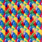 Burlington Polyester Digitaldruck Luftballons multicolor