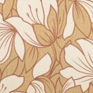 Leinen gewaschen Blätter beige