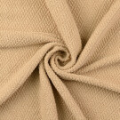 Frottee jersey gestrickt sand