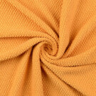 Frottee Jersey gestrickt senf