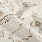 Baumwolljersey bio naturel safari offwhite Baumwolljersey bio naturel safari offwhite