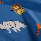 Baumwolljersey Tiere kobalt