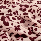 Nicky velours blumen rosa
