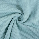 Waffeljersey Jersey mint Blooming Fabrics