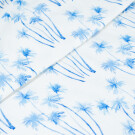 100x150 cm baumwolljersey Digitaldruck Palmen offwhite Blooming Fabrics