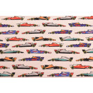 100x150 cm baumwolljersey rennwagen hellgrau