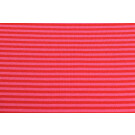 50x70 cm Bündchenstoff gestreift 4mm rot/pink