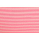 50x70 cm bündchenstoff gestreift 4mm rosa/hellrosa