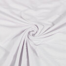 Viskosejersey uni weiss