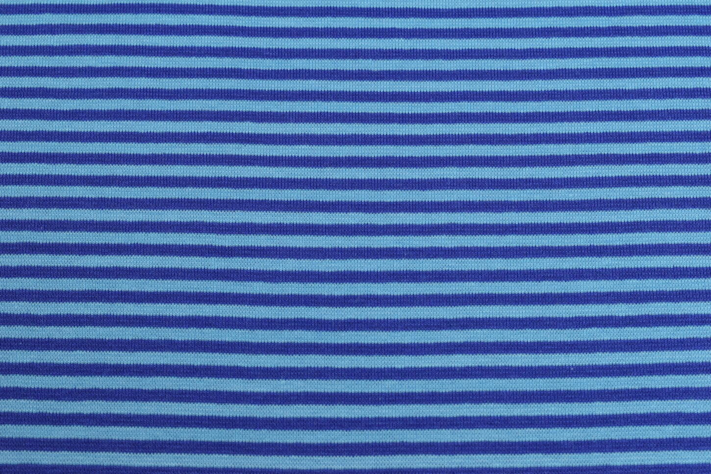 50x70 cm bündchenstoff gestreift 4mm blau/türkis