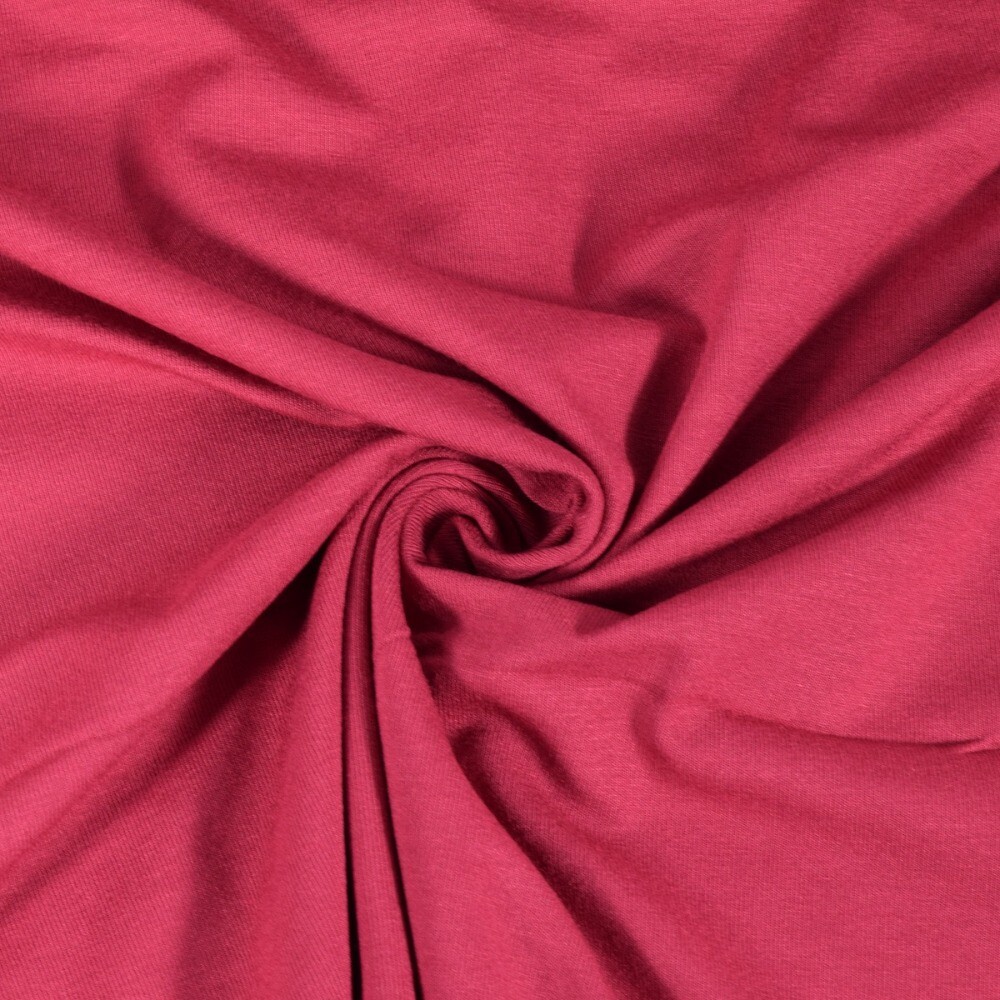 Viskosejersey Uni Fuchsia