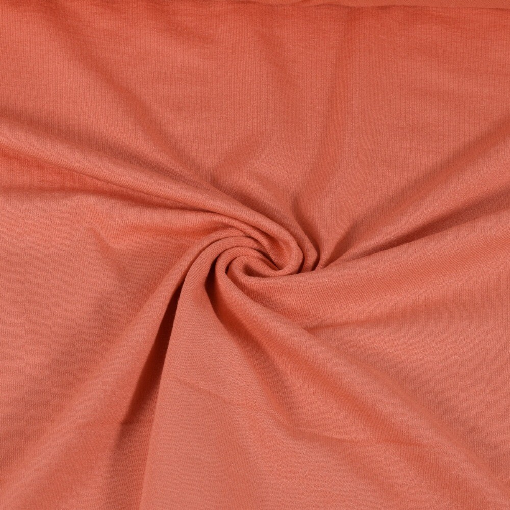 Viskosejersey Uni Hellorange