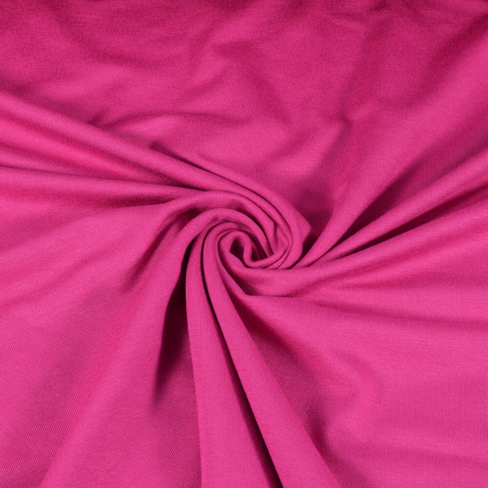 Viskosejersey Uni Pink