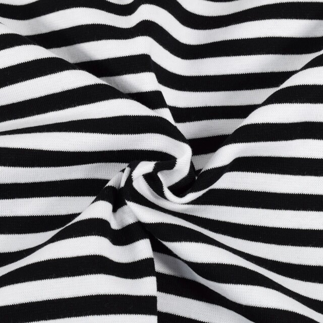 50x70 cm bündchenstoff gestreift 8mm schwarz